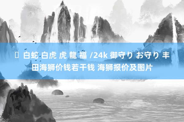 ✨白蛇 白虎 虎 龍 福 /24k 御守り お守り 丰田海狮价钱若干钱 海狮报价及图片