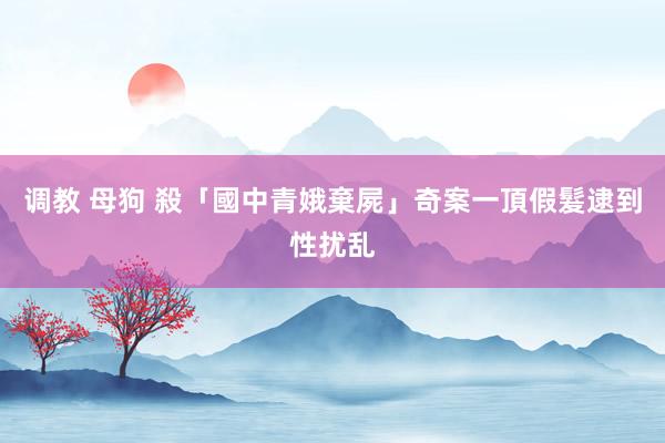 调教 母狗 殺「國中青娥棄屍」奇案　一頂假髮逮到性扰乱