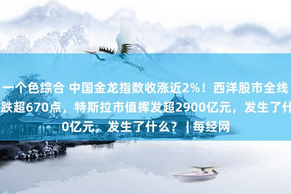 一个色综合 中国金龙指数收涨近2%！西洋股市全线重挫，说念指跌超670点，特斯拉市值挥发超2900亿元，发生了什么？ | 每经网